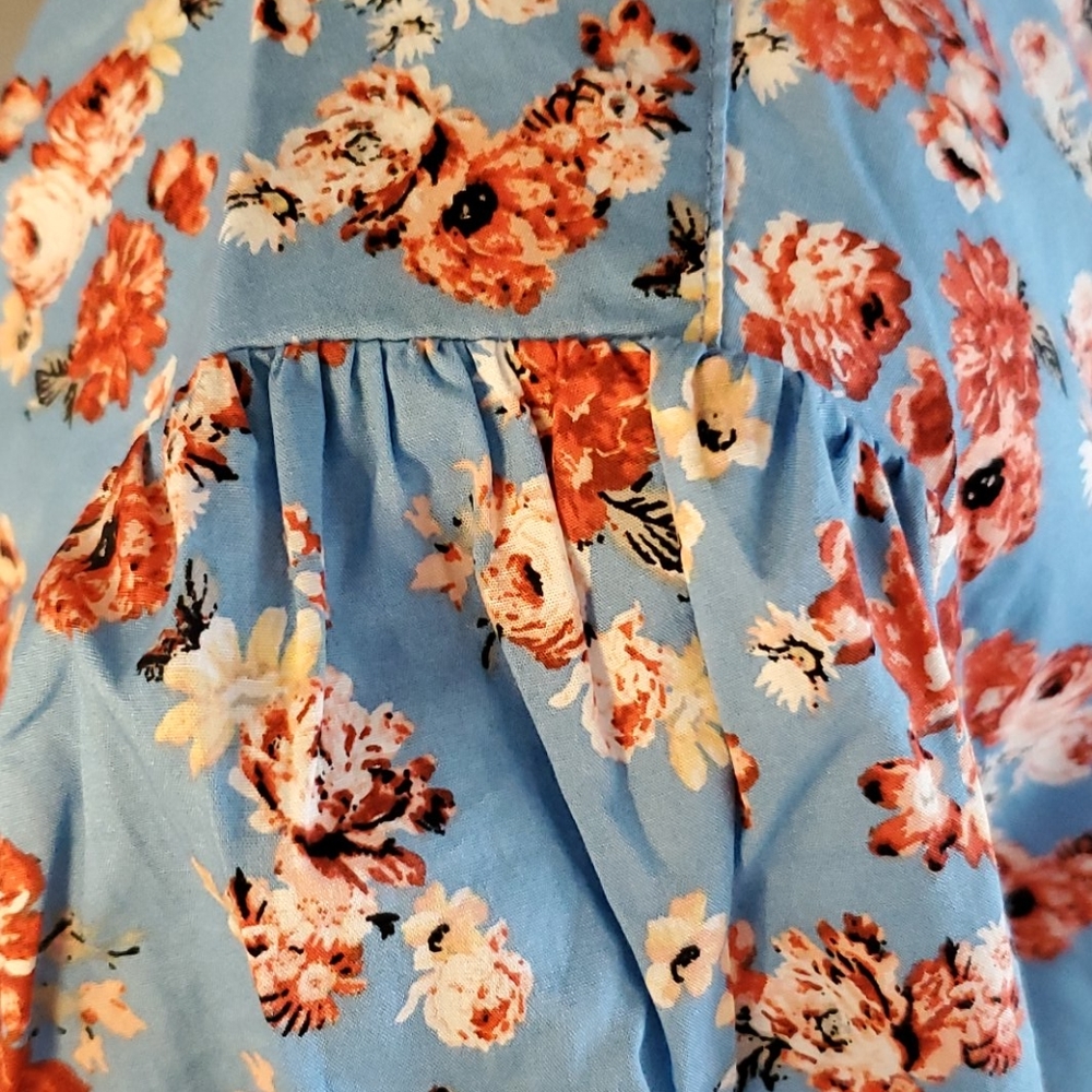 Lucky Brand Floral-print Button DownTop - Picture 5 of 8